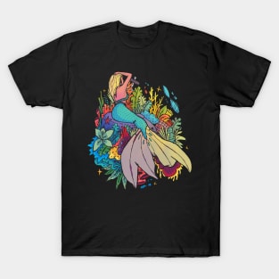 Mermaid on the rocks T-Shirt